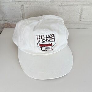 Vintage White Lake Joseph Club Cap/Hat